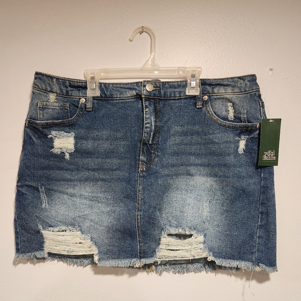 Blue Denim skirt
